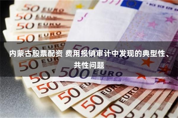 内蒙古股票配资 费用报销审计中发现的典型性、共性问题