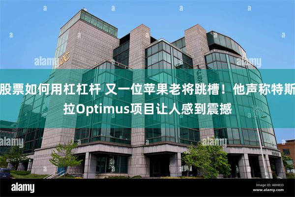 股票如何用杠杠杆 又一位苹果老将跳槽！他声称特斯拉Optimus项目让人感到震撼