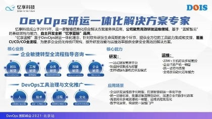 憶享科技攜全新升級(jí)產(chǎn)品“憶享藍(lán)鯨”閃耀2021 DevOps國際峰會(huì)